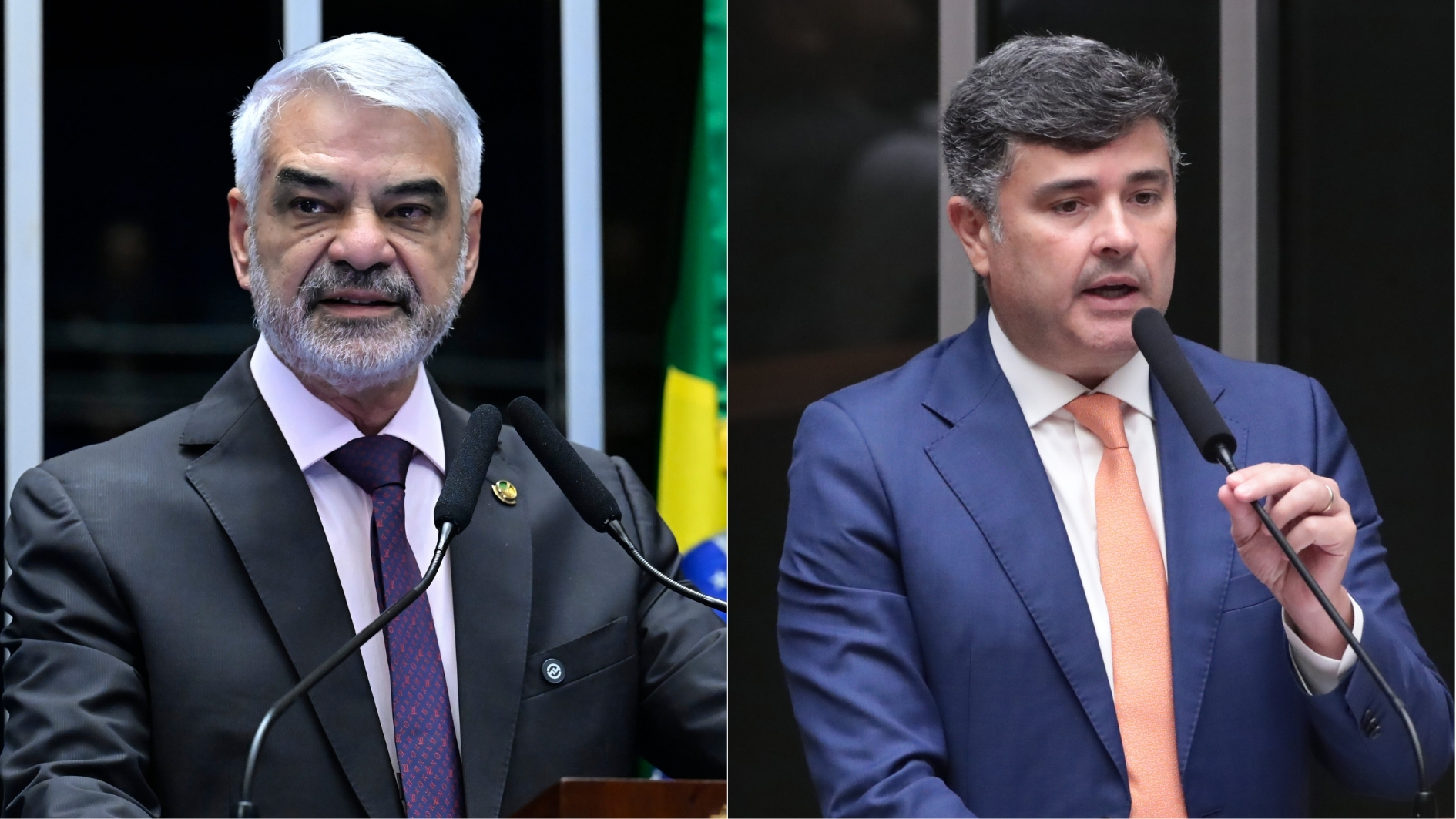 Foto 1: Agência Senado | Foto 2: Câmara dos Deputados
